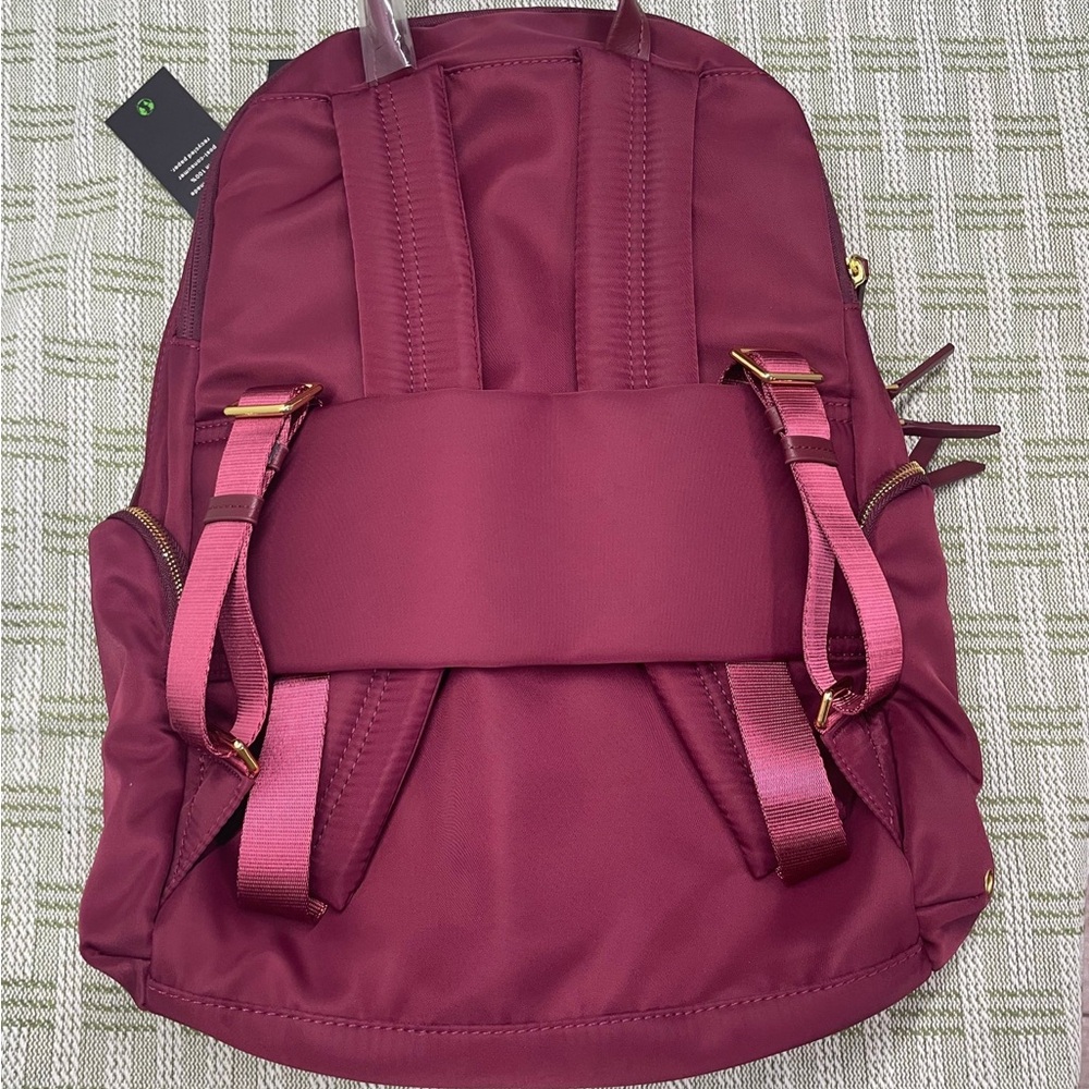 💎Tumi Voyageur Carson Red Backpack - Ballistic Nylon 16" - Picture 2 of 5